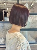 【 mio 】ボブ×カシスレッド