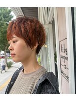 ティティーサッポロ(tity sapporo) 秋の深みオレンジショート