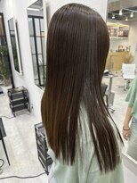 ディジョン(Dijon)&nbsp;韓国顔まわりレイヤーカットグレージュオリーブベージュブラウン