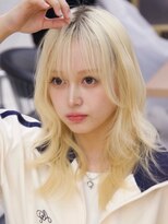 ルーシー 川越(LUCEY)&nbsp;韓国ヘア/海外風レイヤー/レイヤーカット/ミディアム/髪質改善