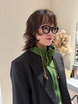 ノラギンザユー(NORA GINZA/U)&nbsp;ウルフパーマレイヤーパーマニュアンスパーマカジュアルパーマ