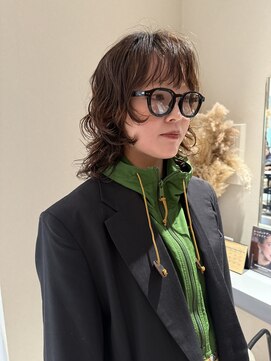 ノラギンザユー(NORA GINZA/U) ウルフパーマレイヤーパーマニュアンスパーマカジュアルパーマ