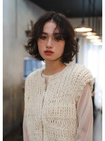 シエカ(CIECA.)&nbsp;小顔/オリーブグレー/ココアベージュ/黒髪/レイヤー