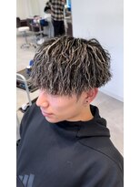 オーシャントーキョー 仙台(OCEAN TOKYO)&nbsp;ツイストスパイラルマッシュ刈り上げツーブロックメンズパーマ