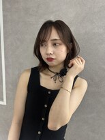 ソア 並木坂(Soa)&nbsp;ベージュ/韓国スタイル/タッセルボブ/並木坂/透明感カラー