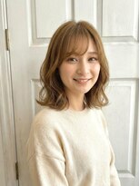 アロマヘアルーム 横浜店(AROMA hair room)&nbsp;伸ばしかけ/髪質改善/ミルクティーベージュ/カールボブ/横浜