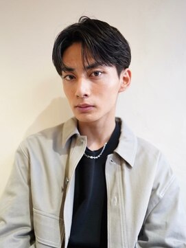ニコトウキョウ 新宿(nico TOKYO) テーパーフェードニュアンスパーマ刈り上げセンターパートメンズ