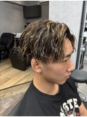 【ツイスパ/ケアパーマ】ツイストスパイラルセンターパート