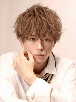 ルーシー 名古屋栄(LUCEY)&nbsp;センターパートニュアンスパーマフェザーパーマ波巻きパーマ