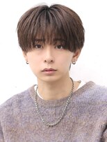 アーリー(Ali'i)&nbsp;シースルーラウンドマッシュツーブロックニュアンスパーマ眉毛