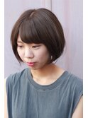 【まんまるが可愛い】キュートボブ