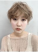 カジュアルカール_アッシュブラウンネオウルフ外ハネボブ_27022