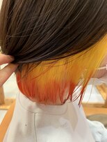 アドラーブル 松崎店(adorable) 【アニメカラー 】【ビビットなインナーカラー】10代 20代