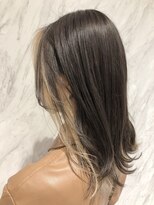 リー 京橋(Lee)&nbsp;フェイスフレーミング☆ダークグレージュ×ベージュ