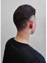 伊達な男の理髪店&nbsp;ツーブロックオールバック