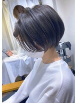 アヴァロン(AVALON)&nbsp;【30代/40代/50代】小顔前下がりショートボブ【中村】