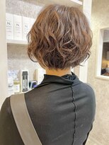 キャアリー(Caary)&nbsp;福山市美容室Caary 丸みショットの立体感パーマ