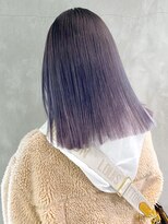 アルバム 渋谷パルコ(ALBUM)&nbsp;パープルグレージュ_アースカラーくびれヘアツートン_ba374221