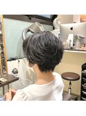 柔らかショートパーマ　束感ショート　群馬　太田