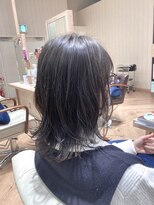 カシータ ヘア リゾート イオンモール熱田店(Casita hair resort)&nbsp;極細ハイライト×ブルーブラック×顔まわりリバース×似合わせ
