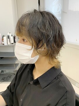 ユーフォリア 池袋東口駅前店(Euphoria) 【Mizuki指名で叶う♪】パーマ風癖毛を生かしたウルフ : )