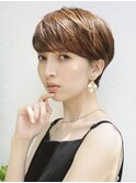 大人マッシュショート／丸みショート／イメチェン／30代40代50代