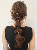 #ヘアセット#編みおろし