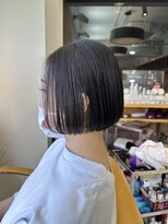 キサ ファータ 恵比寿(kisa fata) ストレートボブ前下がり縮毛矯正酸性40代50代60代 白髪ぼかし