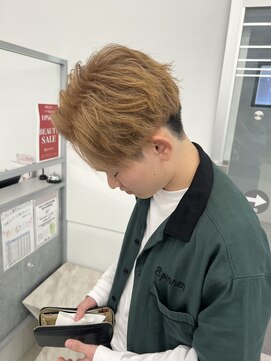 バサ 池袋東口店(BASSA) 【ohka】メンズでも似合う！柔らかベージュカラー