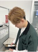 【ohka】メンズでも似合う!柔らかベージュカラー