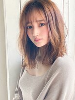 アグ ヘアー レイル 新津店(Agu hair rail) 《Agu hair》小顔ふんわりひし形無造作カール