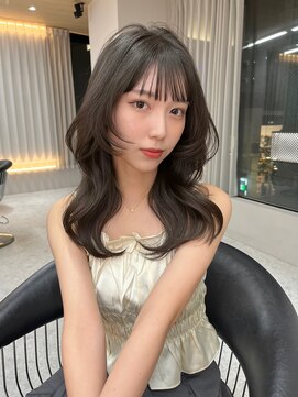 ボタン ハカタ(VOTAN hakata) 【藤野結衣】暗めグレージュカラー