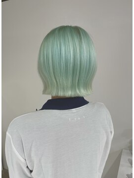 ブリックマウントヘアメイク(Blic mt hair make) ハイトーンカラーボブ