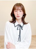 【Say.中村】鎖骨ミディアム×くびれ×外ハネ×韓国ヘア