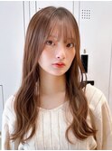 Say.黒髪ボブルフネビージュ小顔ワンレンロングレイヤー表参道
