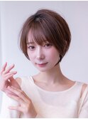 20代30代大人かわいい前下がりショートボブ大人美人ショートヘア