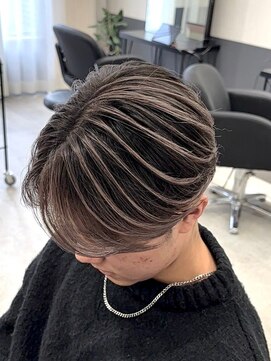 シエラ 心斎橋(CIERA.) バレイヤージュメンズニュアンスパーマ韓国マッシュツーブロック