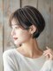 ロアール ケア 江南店(LOAOL CARE)の写真/ショートヘアはバランスが命！再現性が高いと人気のカット技術で、自宅でのお手入れも簡単に◎