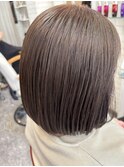 髪質改善　プレミアムカラー　まとまる艶ボブ@田代4/9