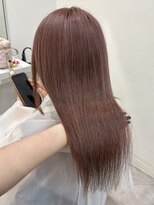 ユーフォリア 渋谷グランデ(Euphoria SHIBUYA GRANDE)&nbsp;ピンクベージュ　ハイトーン　ブリーチカラー