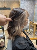 ＊ベージュ×フェイスフレーミング＊