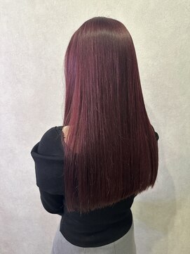 イリエヘア 川口(irier hair) ブリーチカラー☆ピンクラベンダー