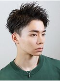 男を上げるリバースアッパーヘア