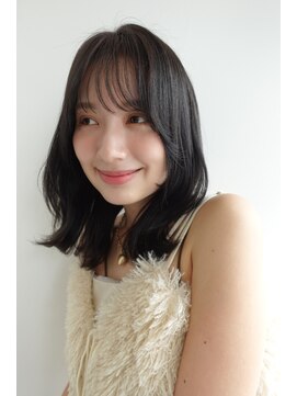 コート 表参道(Cote) 美髪レイヤーカットオリーブグレージュグレージュカラー顔まわり