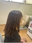 カットカラー+トリートメント+顔周りストレート