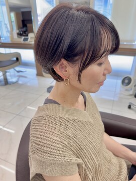 アッシュ 下北沢店(Ash) くせ毛さんでもおさまる耳掛けショートボブ