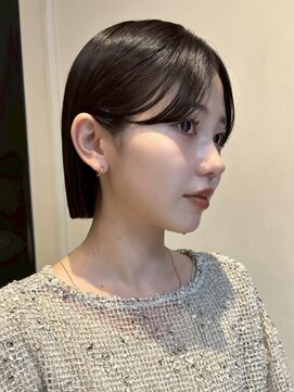 ノイ 銀座(noi) 顔周りレイヤーカットグレージュカラーくびれボブショートカット