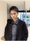 フェザーパーマ/サーフカール/刈り上げセンターパート