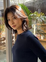 ウエストリー(WESTORY)&nbsp;大人可愛いフェザーレイヤー/ラベンダー/ミディアム