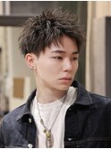 アップバングショート刈り上げ